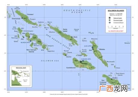所罗门群岛地图位置在哪儿？所罗门群岛是哪个国家
