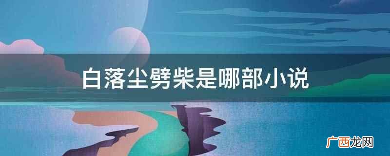 白落尘劈柴是小说重生之倾世毒妃 白落尘劈柴是哪部小说