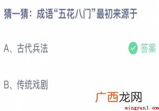 成语五花八门最初来自于哪里