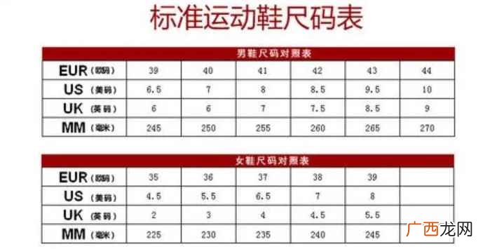 255码鞋子是40几码