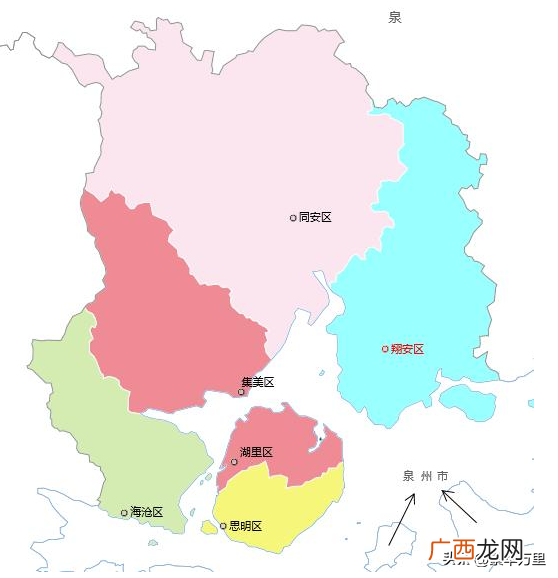 厦门市6个区的区划是如何形成的 厦门市有哪几个区