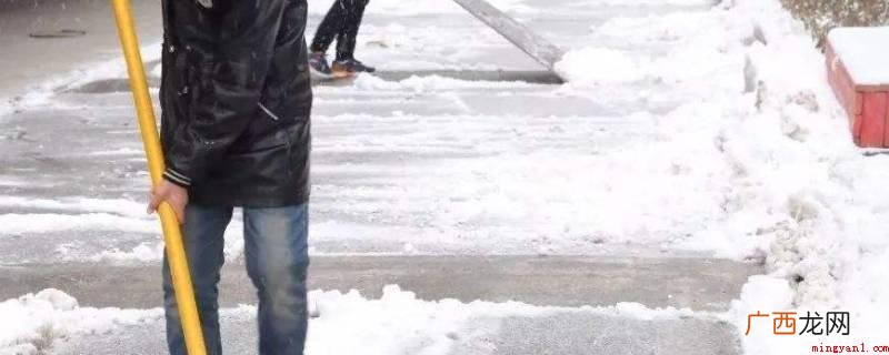 亚热带地区下雪的机会较微小 校园快速除雪的方法