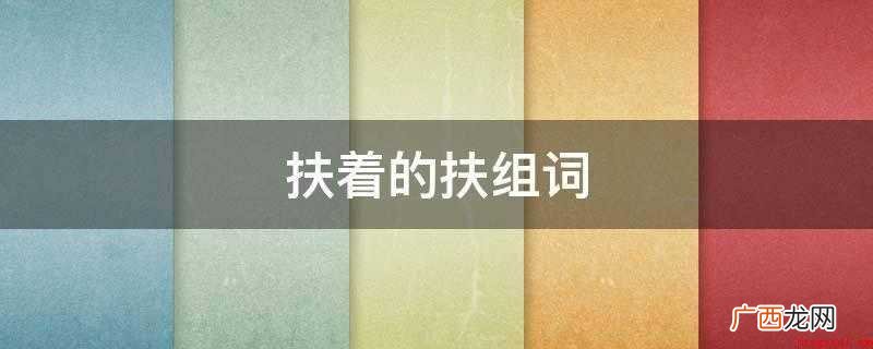 扶手、扶梯、扶持、扶植、扶养、扶掖、帮扶、扶正、扶疏 扶着的扶组词