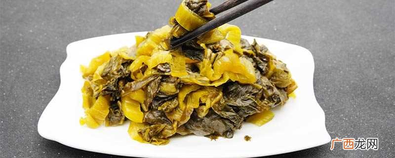 冬菜是一种半干态发酵性的腌制食品 冬菜是什么菜