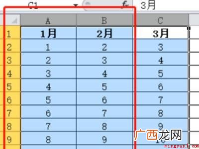 华为MateBook X中解决表格ab列显示不出来的具体操作 表格ab列显示不出来