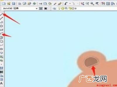 华为MateBook X中cad导入图片自动描线的具体操作步 cad导入图片自动描线