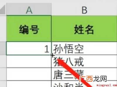 excel中一户一个序号怎么弄
