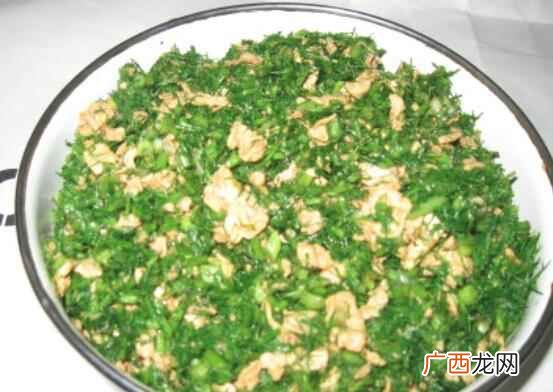 茴香素馅怎么做