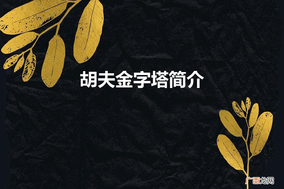 埃及的胡夫金字塔资料50字左右 胡夫金字塔简介