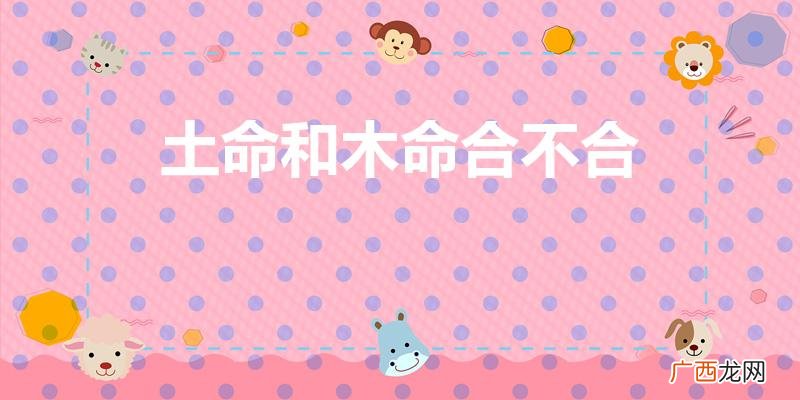 土命和木命合吗 能不能结合 土命和木命合不合