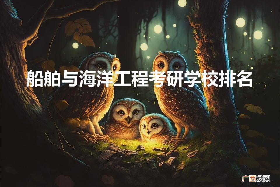 船舶与海洋工程专业考研方向 船舶与海洋工程考研学校排名