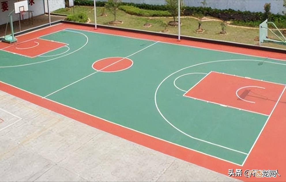 nba篮球场尺寸示意图图解 标准篮球场地尺寸图