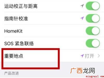 iphone重要地点怎么看