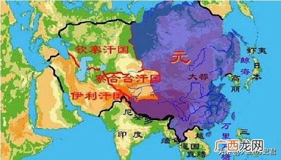 元朝时最大的中国版图有多大 元朝国土面积最大有多大