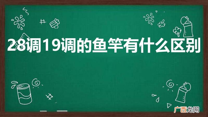 钓鱼竿19调和28调是什么意思 28调19调的鱼竿有什么区别