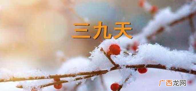 二九天的意思:冬至日起的第十天至第十八天