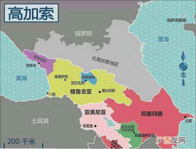地图上车臣在哪里
