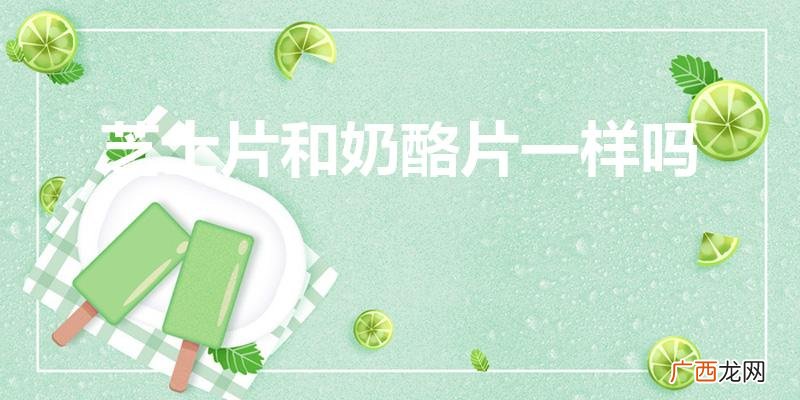 它们分别可以制作哪些美食 芝士片和奶酪片一样吗