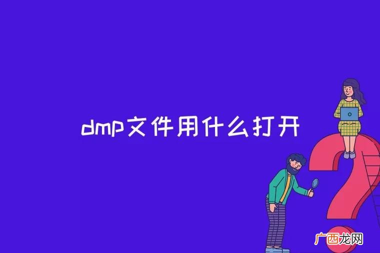 dmp文件用什么打开