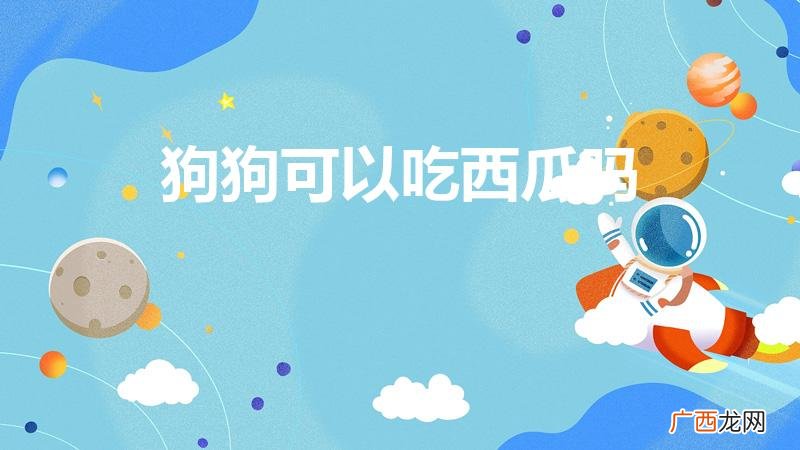小狗能吃西瓜不 狗狗可以吃西瓜吗