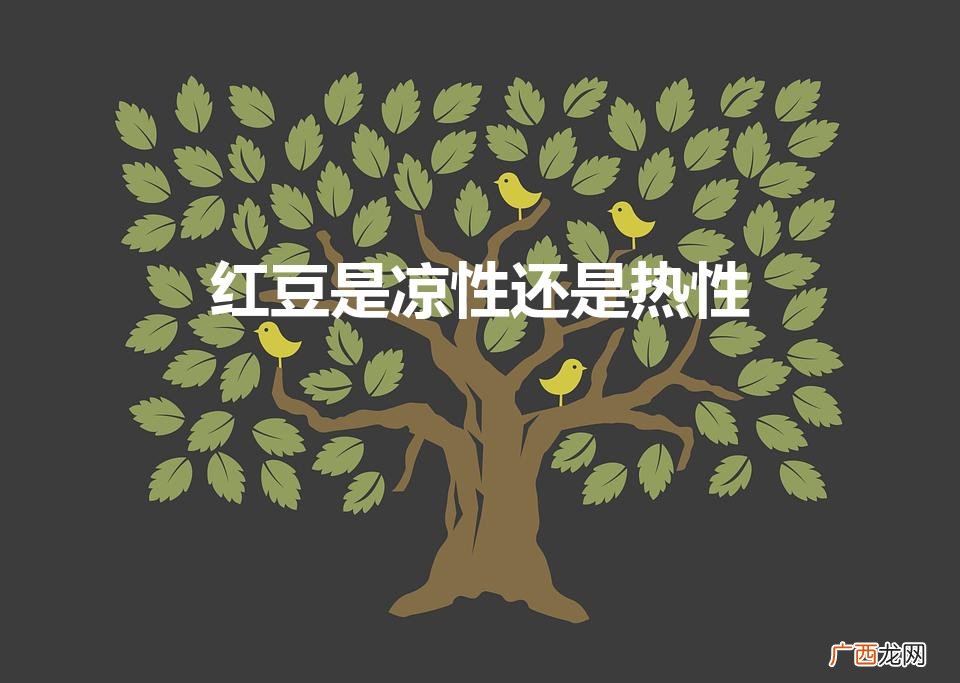 红豆是热性还是凉性 红豆是凉性还是热性