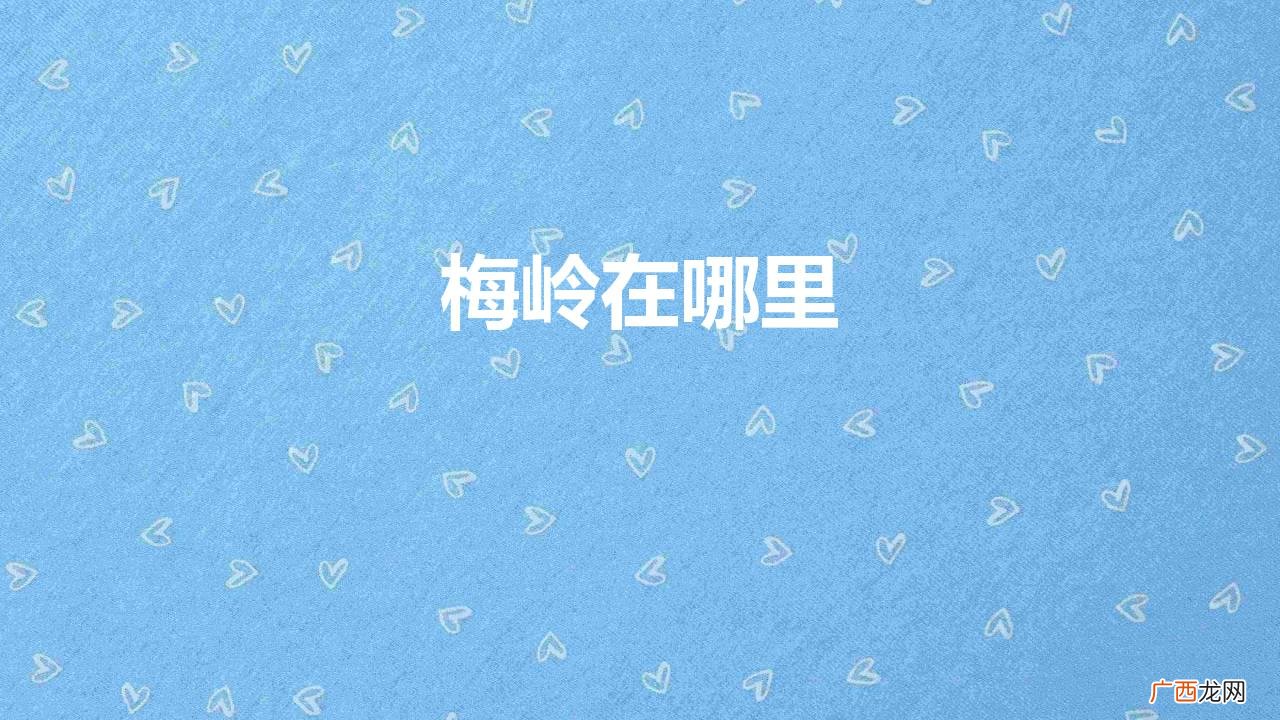 梅岭，一个探古寻幽之地，一步踏两省 梅岭在哪里