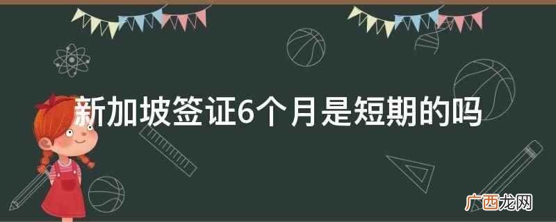 新加坡签证6个月不是短期的 新加坡签证6个月是短期的吗