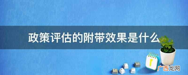 政策评估的附带效果是政策对作为非作用对象的个人、团体或环境产 政策评估的附带效果是什么