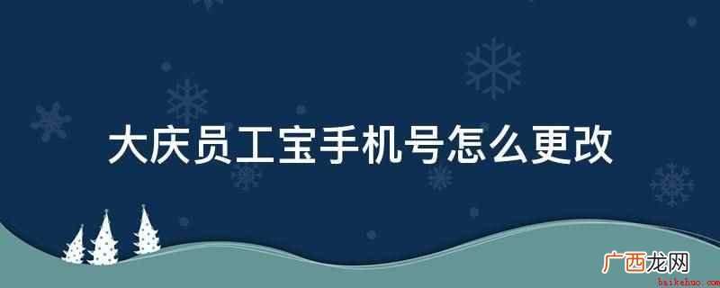 大庆油田石油员工打造掌上办公软件 大庆员工宝手机号怎么更改