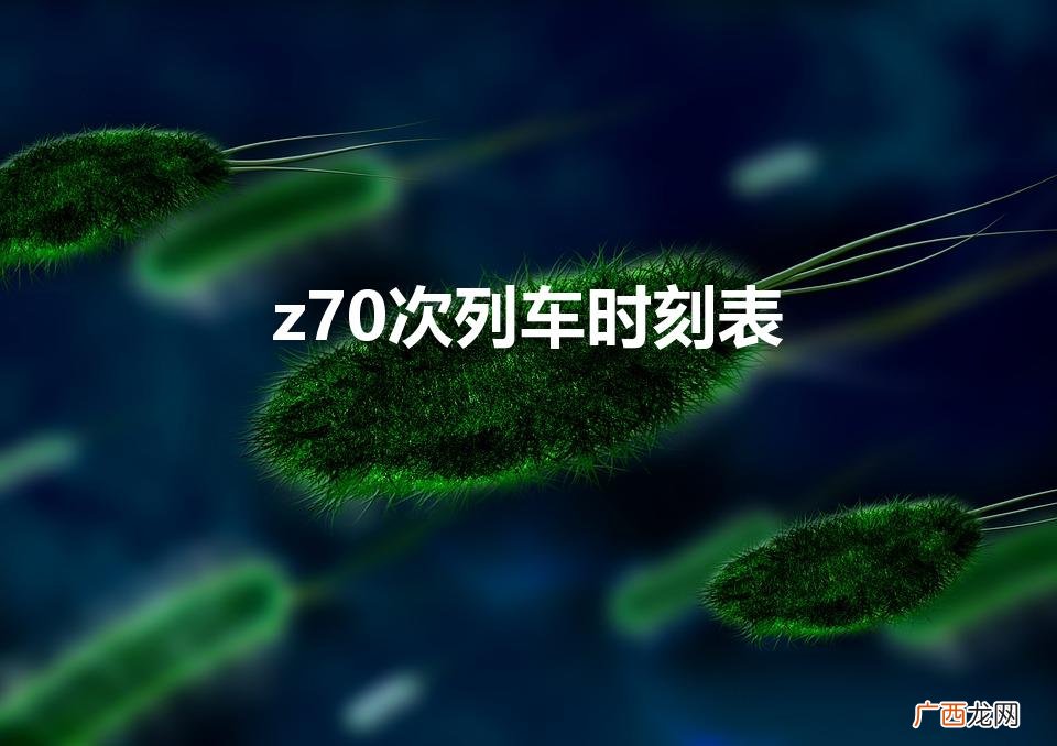 z70次列车时刻表查询 z70次列车时刻表