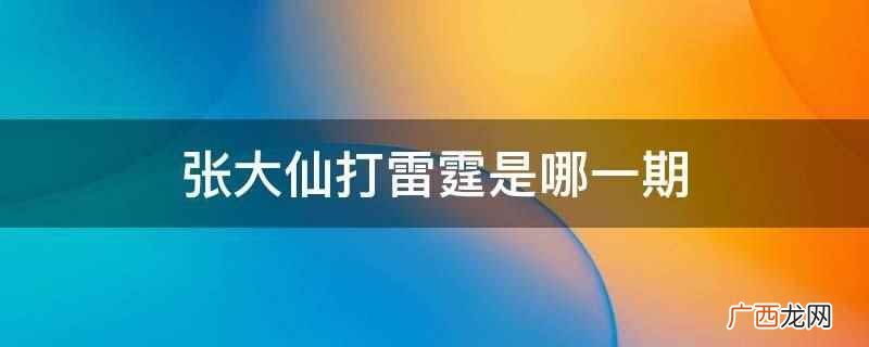王者荣耀:张宏发开创无限连击技能和三秒11刀 张大仙打雷霆是哪一期