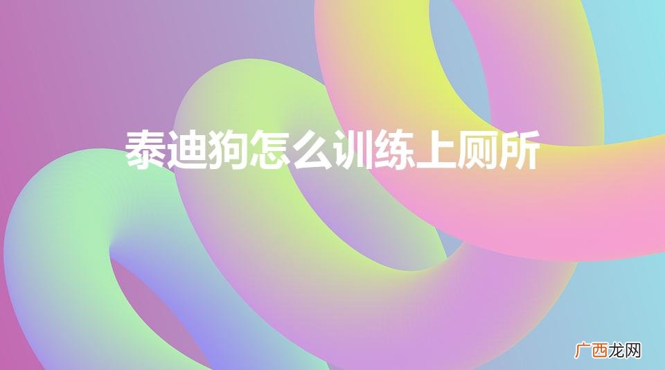 小泰迪狗怎么训练大小便 泰迪狗怎么训练上厕所