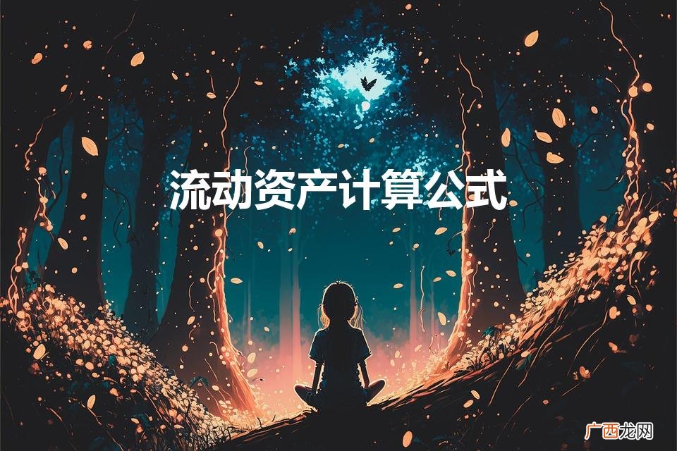 流动资产总额计算公式是什么 流动资产计算公式