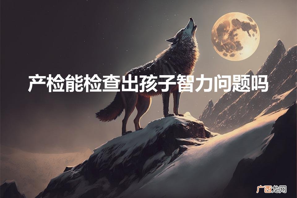 胎儿智力低下可以检查出来吗 产检能检查出孩子智力问题吗
