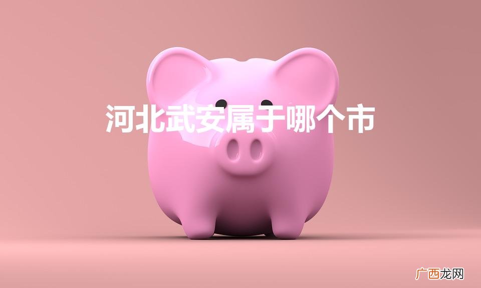 河北武安属于哪个市（河北省武安市简介)
