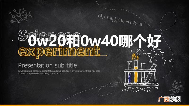 0w-20和0w-40的区别 0w20和0w40哪个好