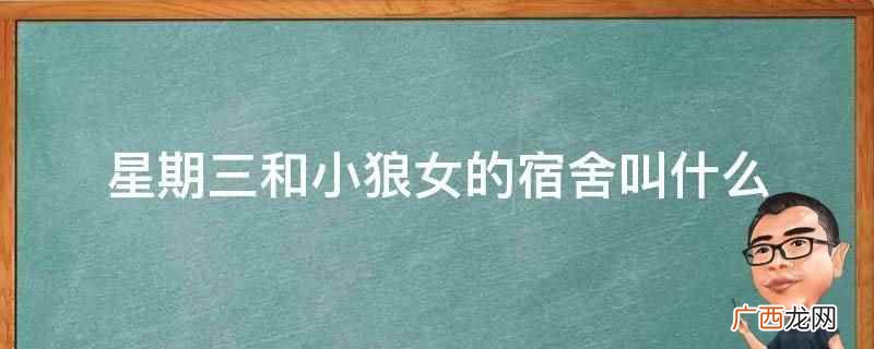 星期三和小狼女的宿舍叫狼人寝室 星期三和小狼女的宿舍叫什么