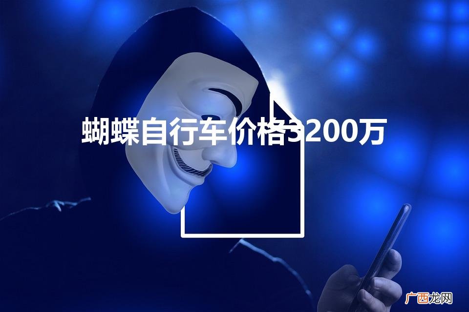 蝴蝶自行车价格3200万（蝴蝶自行车最贵的多少钱)