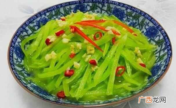 凉拌莴笋的做法家常菜 凉拌莴笋的做法