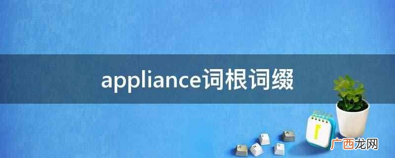 y-i appliance的词根是pl,折叠;前缀ap appliance词根词缀