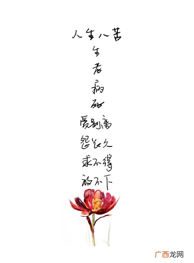 人有八苦爱别离求不得放不下 求不得人生八苦什么意思