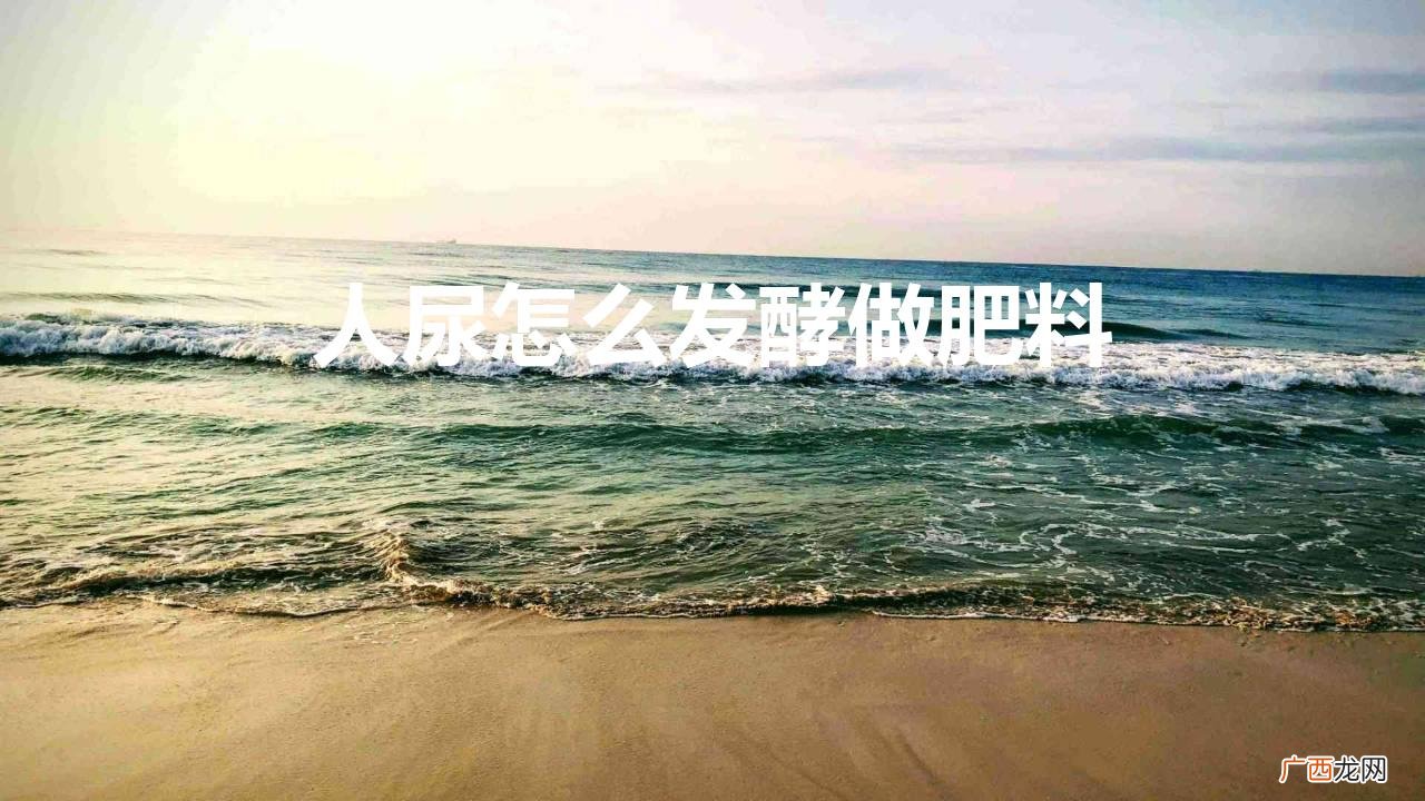 分享老农常用的两个发酵方法 人尿怎么发酵做肥料