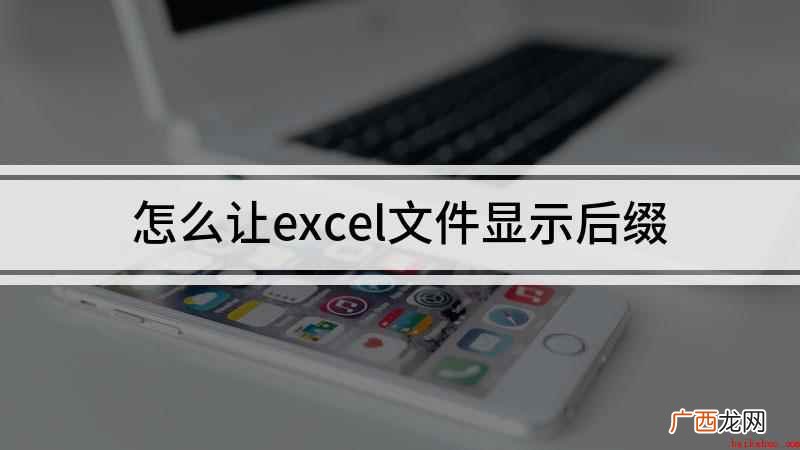 显示excel后缀名方法 怎么让excel文件显示后缀