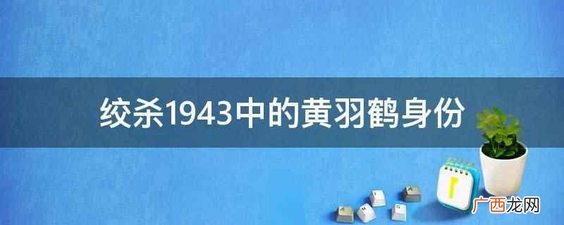 绞杀1943中的黄羽鹤身份是军统的站长,代号001 绞杀1943中的黄羽鹤身份