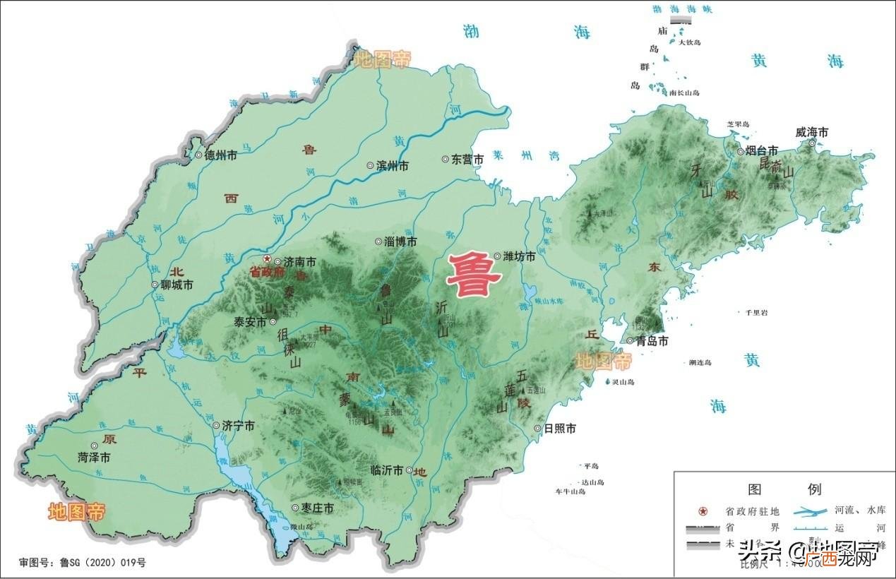 各市的人口和面积是多少 山东省有几个市