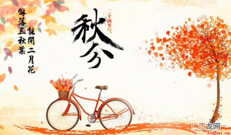 秋分代表秋季丰收、代表的节气是“秋季中间”,昼短夜长,很容易