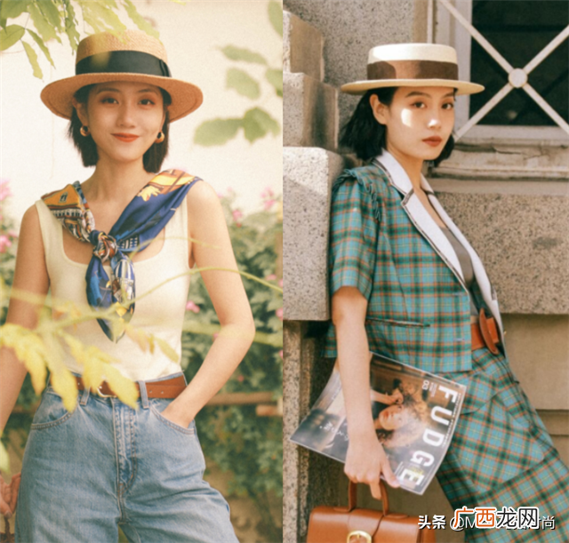 适合大脸圆脸女生戴的平顶帽 头大戴什么帽子好看