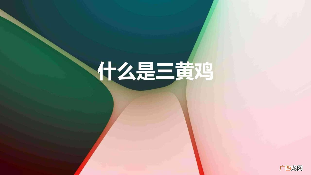 三黄鸡的特点、种类及产地分布介绍 什么是三黄鸡