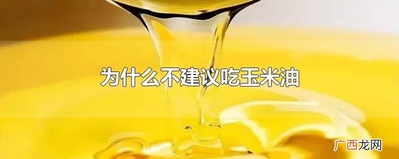 玉米是怎么榨的油 为什么不建议吃玉米油