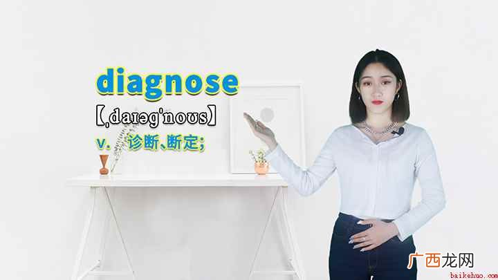 Model Diagnose这个单词你学会了吗 diagnose的讲解